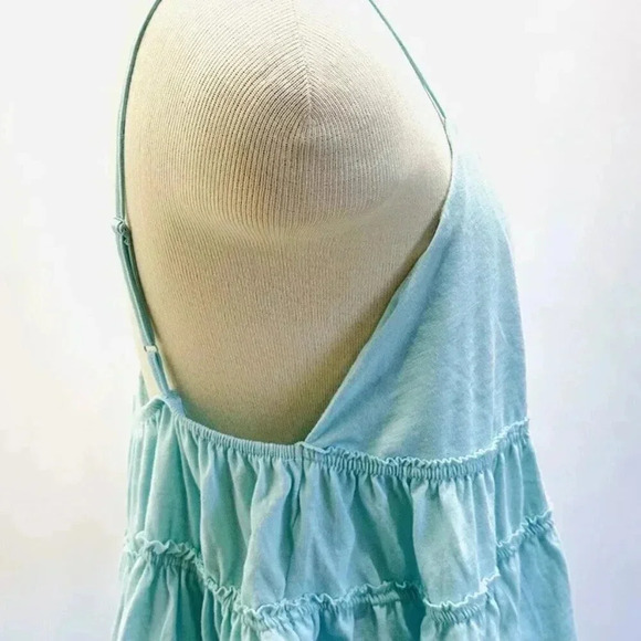 NWT SO GOODS FOR LIFE Juniors Sleeveless Straps Pullover V-Neck Blue Top Sz XXL - Picture 7 of 10